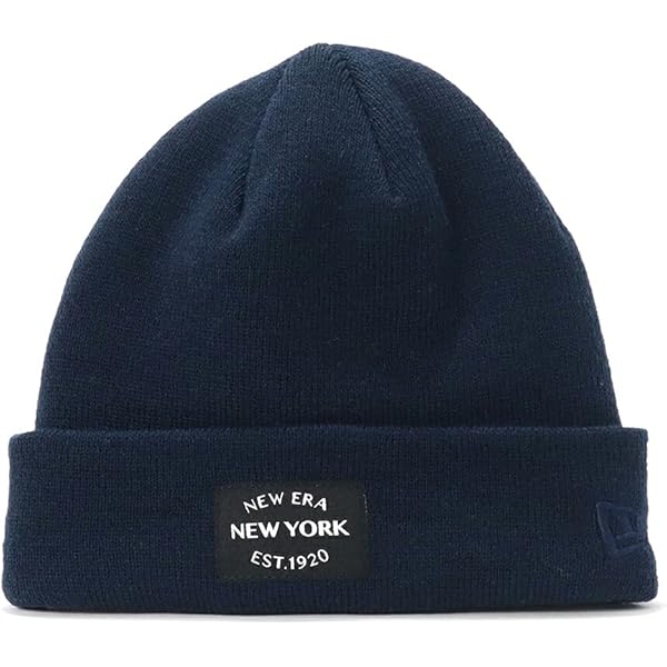 新品✨️ニューエラ ラインストーン ロゴ ベーシックカフ ニット帽 MLB 黒 ニューエラ ニットキャップ NEW ERA ベーシック カフニット MLB
